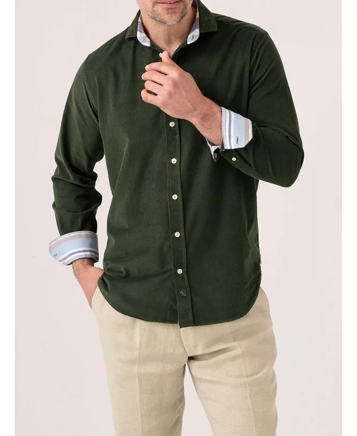 Мужская рубашка с длинным рукавом из вельвета Koy Clothing, зеленый
Мужская рубашка с длинным рукавом из вельвета Koy Clothing, зеленый