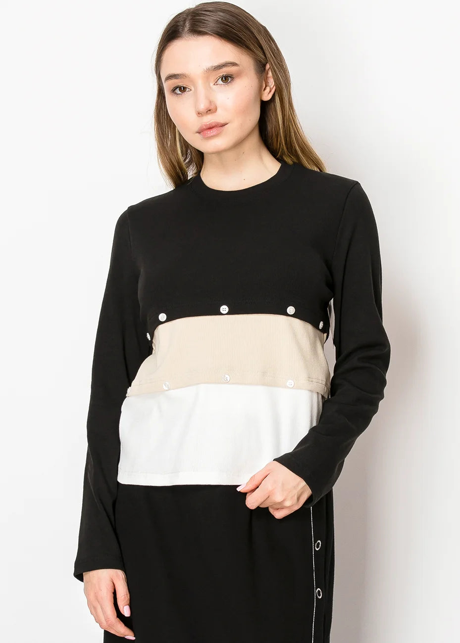 Современный контрастный верх Yal New York, черный
Современный контрастный верх Yal New York, черный