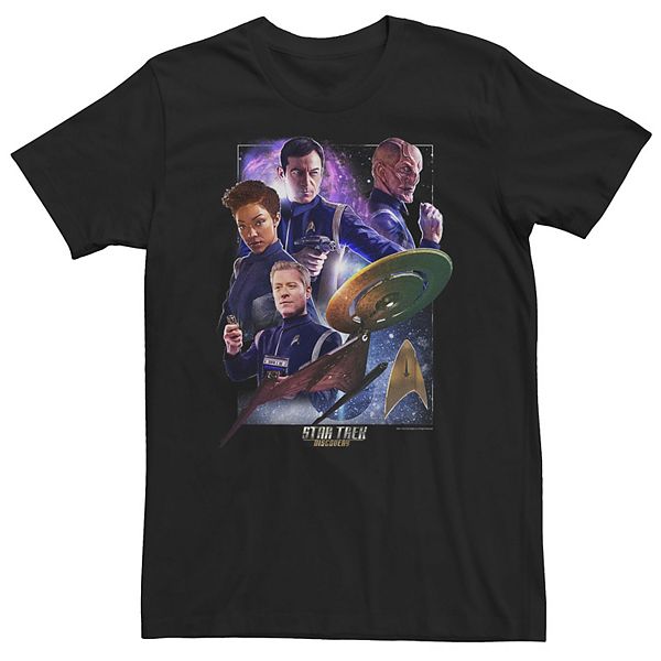 Футболка Big & Tall Star Trek Discovery с принтом группы в галактике Licensed Character
Футболка Big & Tall Star Trek Discovery с принтом группы в галактике Licensed Character