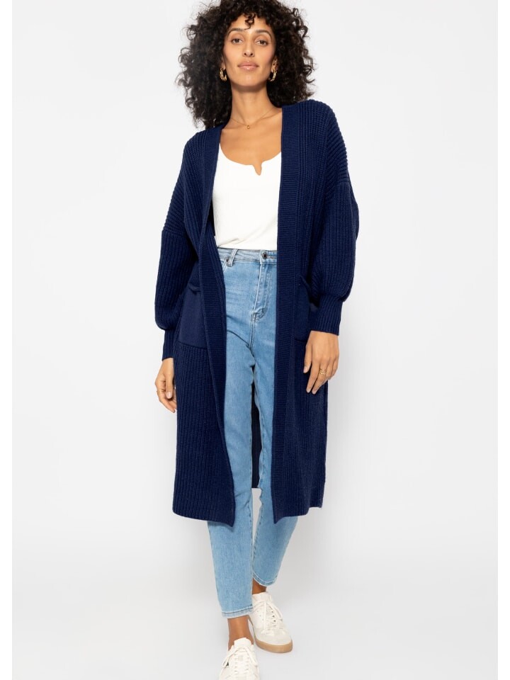 Кардиган SASSYCLASSY Lang Cardigan mit Taschen, темно-синий
Кардиган SASSYCLASSY Lang Cardigan mit Taschen, темно-синий