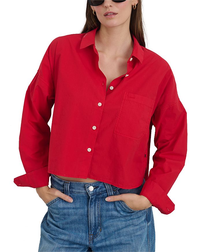 Короткая рубашка Jo Alex Mill, красный
Короткая рубашка Jo Alex Mill, красный