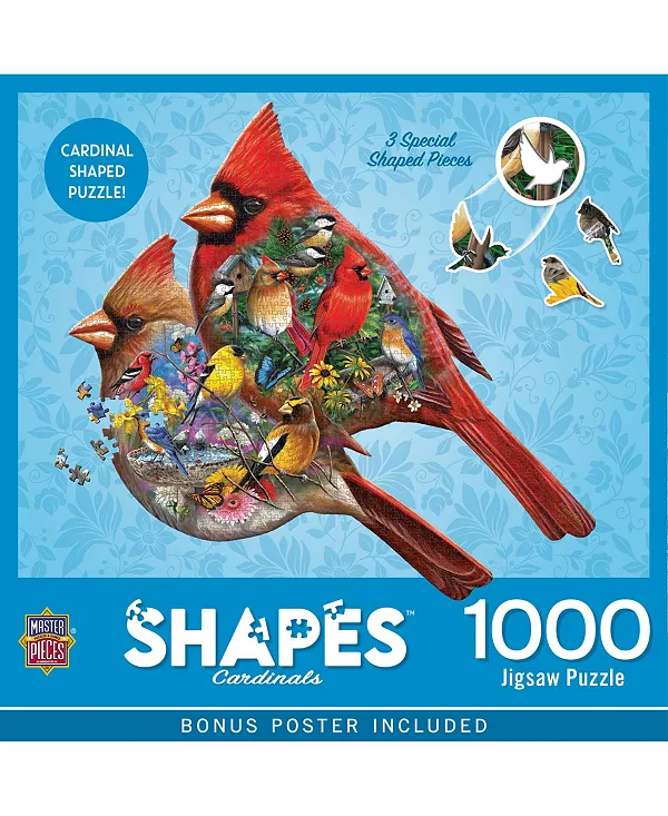 Контуры шедевров - пазл из 1000 деталей в форме кардиналов Masterpieces Puzzles, multicolor
Контуры шедевров - пазл из 1000 деталей в форме кардиналов Masterpieces Puzzles, multicolor