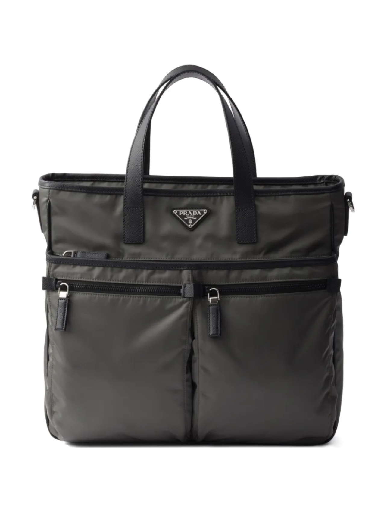 Сумка-шоппер Prada Re-Nylon с карманами, зеленый
Сумка-шоппер Prada Re-Nylon с карманами, зеленый