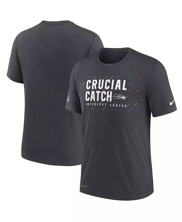 Мужская темно-серая футболка Seattle Seahawks NFL Crucial Catch Performance Nike, серый
Мужская темно-серая футболка Seattle Seahawks NFL Crucial Catch Performance Nike, серый