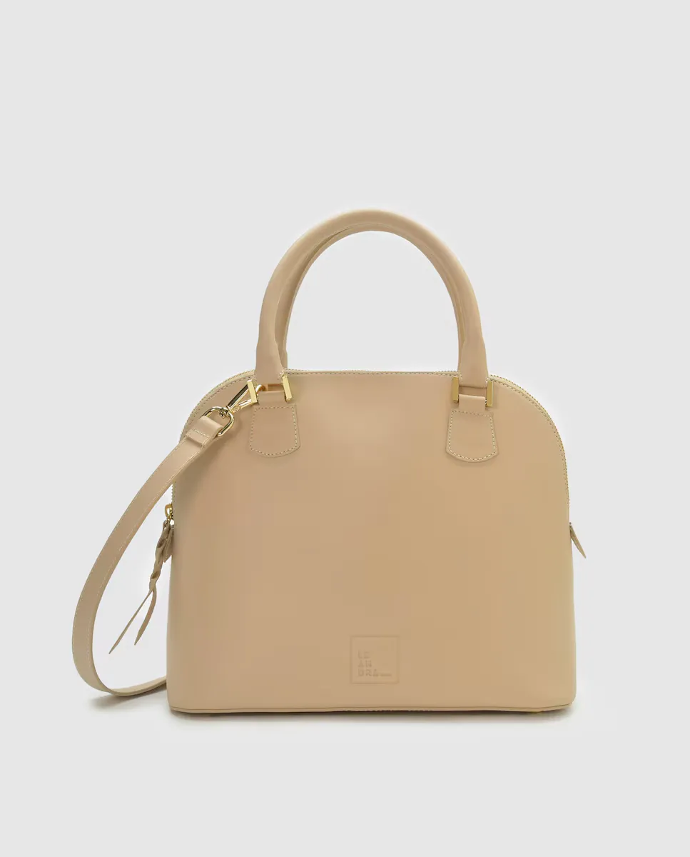 Многопозиционная кожаная сумочка бежевого цвета Leandra, бежевый
Многопозиционная кожаная сумочка бежевого цвета Leandra, бежевый