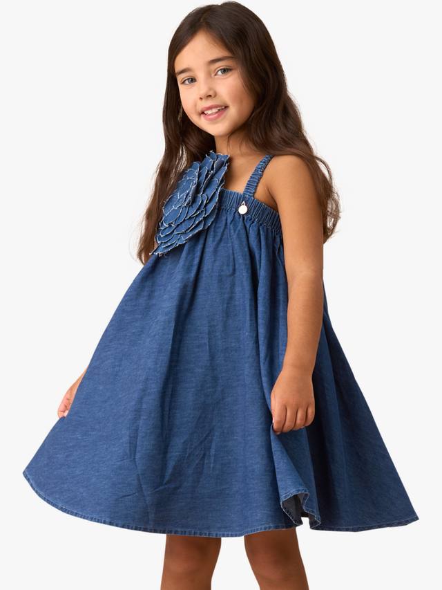 Детское платье Marnie с джинсовым корсажем и расклешенным силуэтом Angel & Rocket, Blue
Детское платье Marnie с джинсовым корсажем и расклешенным силуэтом Angel & Rocket, Blue