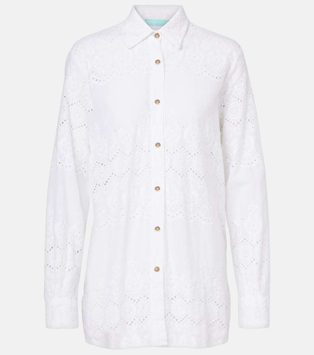 Рубашка из хлопка с вышивкой Orla в технике "английская гладь" Melissa Odabash, белый
Рубашка из хлопка с вышивкой Orla в технике "английская гладь" Melissa Odabash, белый