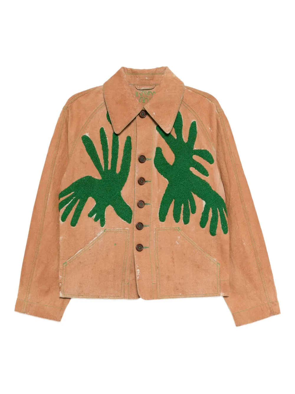 Куртка с вышивкой Kinyan Lam, коричневый
Куртка с вышивкой Kinyan Lam, коричневый