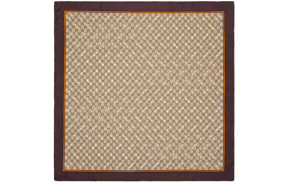 GUCCI Женские шелковые шарфы, Light brown 
GUCCI Женские шелковые шарфы, Light brown