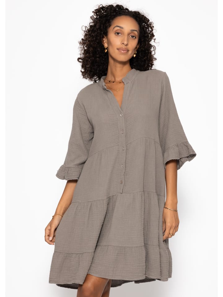 Короткое платье SASSYCLASSY, серо-коричневый
Короткое платье SASSYCLASSY, серо-коричневый