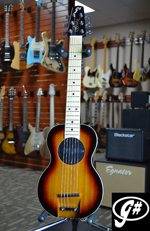 Электрогитара G-Sharp OF-1 Travel Guitar, Three Tone Sunburst 
Электрогитара G-Sharp OF-1 Travel Guitar, Three Tone Sunburst