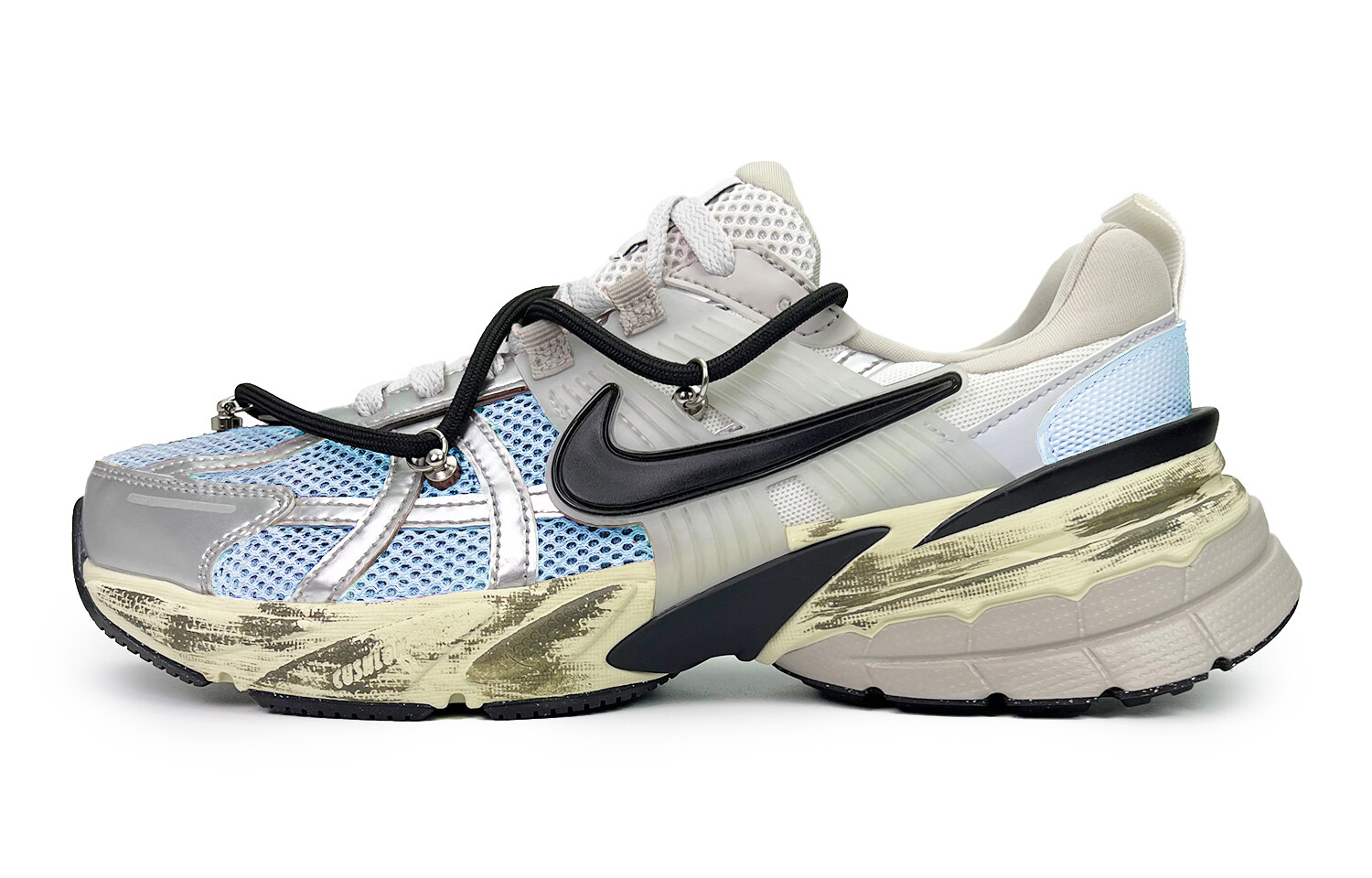 Кроссовки для бега V2K Run унисекс с низким верхом, синие/серебристые Nike
Кроссовки для бега V2K Run унисекс с низким верхом, синие/серебристые Nike