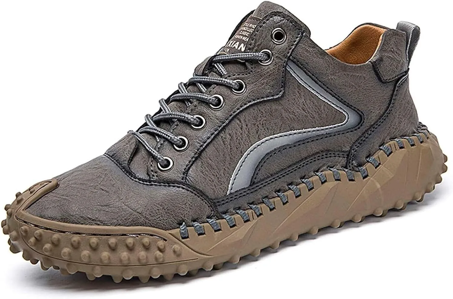 Мужские походные туфли, мужские кожаные ботинки, слипоны, легкие удобные повседневные ботинки Чакка, мужская модная спортивная и деловая обувь Generic, серый
Мужские походные туфли, мужские кожаные ботинки, слипоны, легкие удобные повседневные ботинки Чакка, мужская модная спортивная и деловая обувь Generic, серый