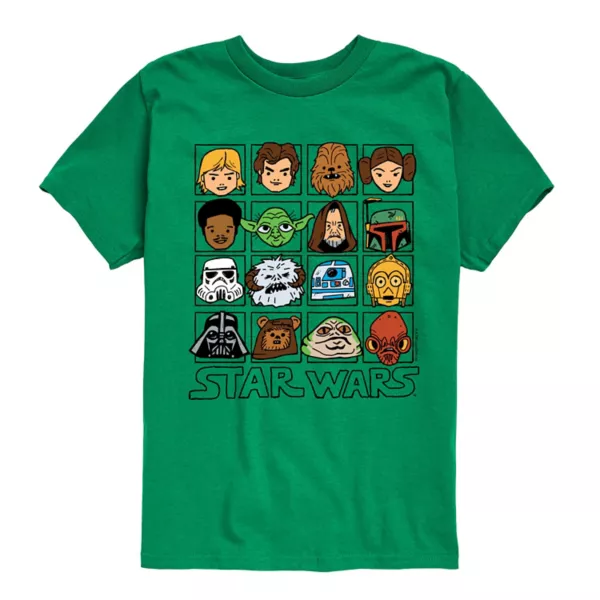 Футболка с графическим принтом в сетку для мальчиков 8-20 лет Star Wars, цвет kelly green
Футболка с графическим принтом в сетку для мальчиков 8-20 лет Star Wars, цвет kelly green