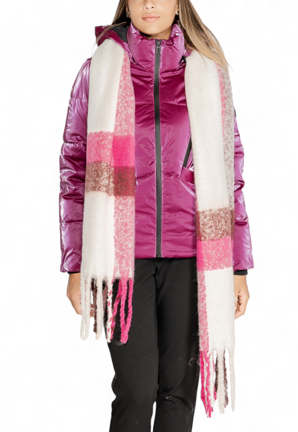 Шарф ONLY клетчатый, сиреневый/белый
Шарф ONLY клетчатый, сиреневый/белый