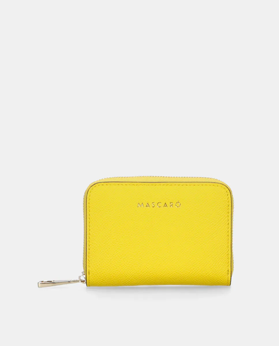 Женский кожаный кошелек с компактными размерами Mascaró, жёлтый
Женский кожаный кошелек с компактными размерами Mascaró, жёлтый