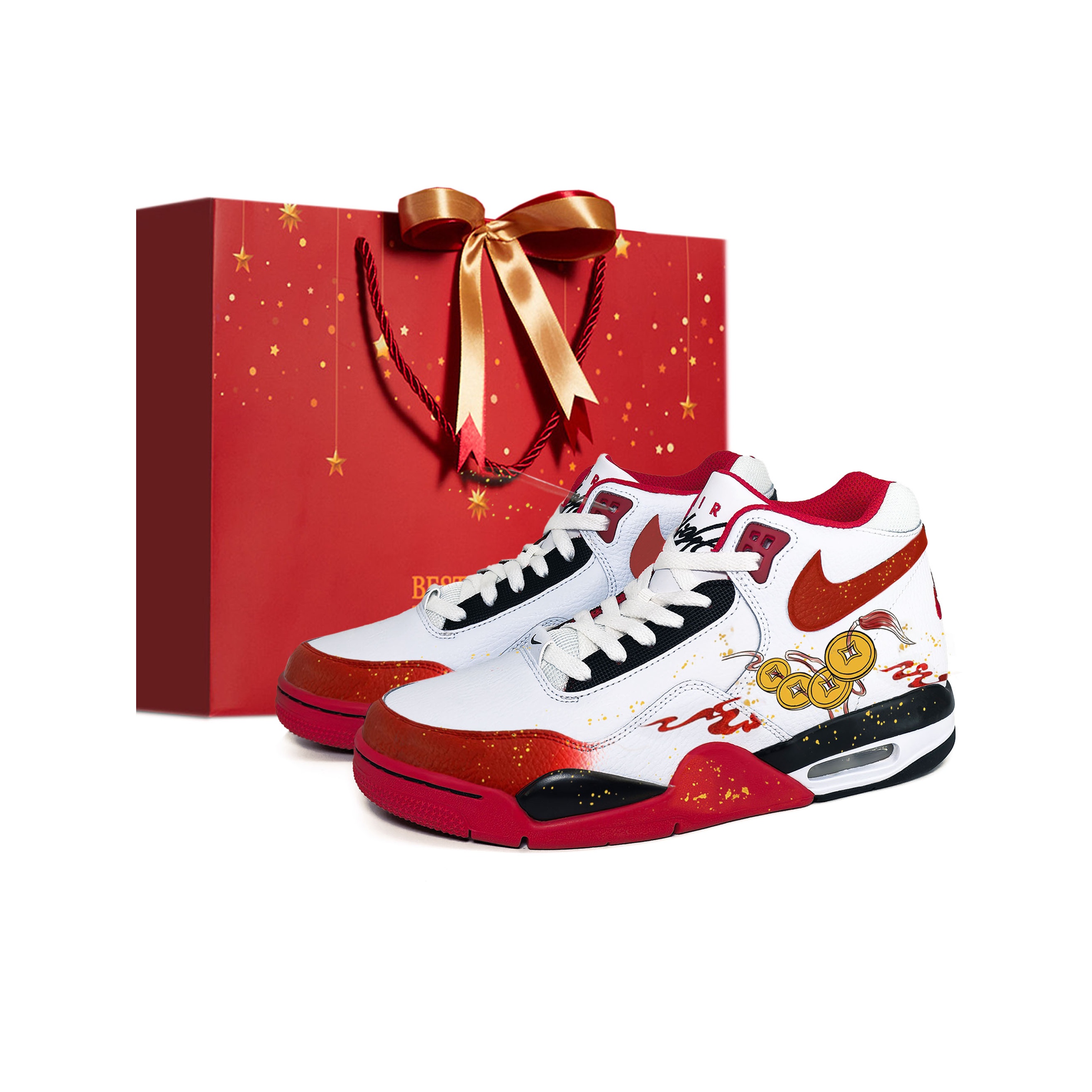 Кроссовки баскетбольные мужские Flight Legacy Instant Wealth CNY Mid top Nike, instant wealth
Кроссовки баскетбольные мужские Flight Legacy Instant Wealth CNY Mid top Nike, instant wealth