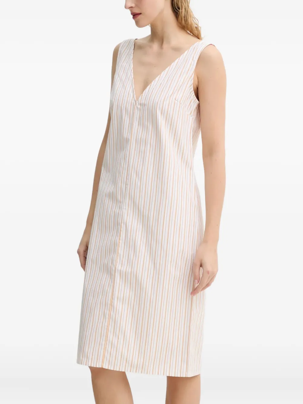 Платье мини в полоску с V-образным вырезом Day Birger Et Mikkelsen, белый
Платье мини в полоску с V-образным вырезом Day Birger Et Mikkelsen, белый