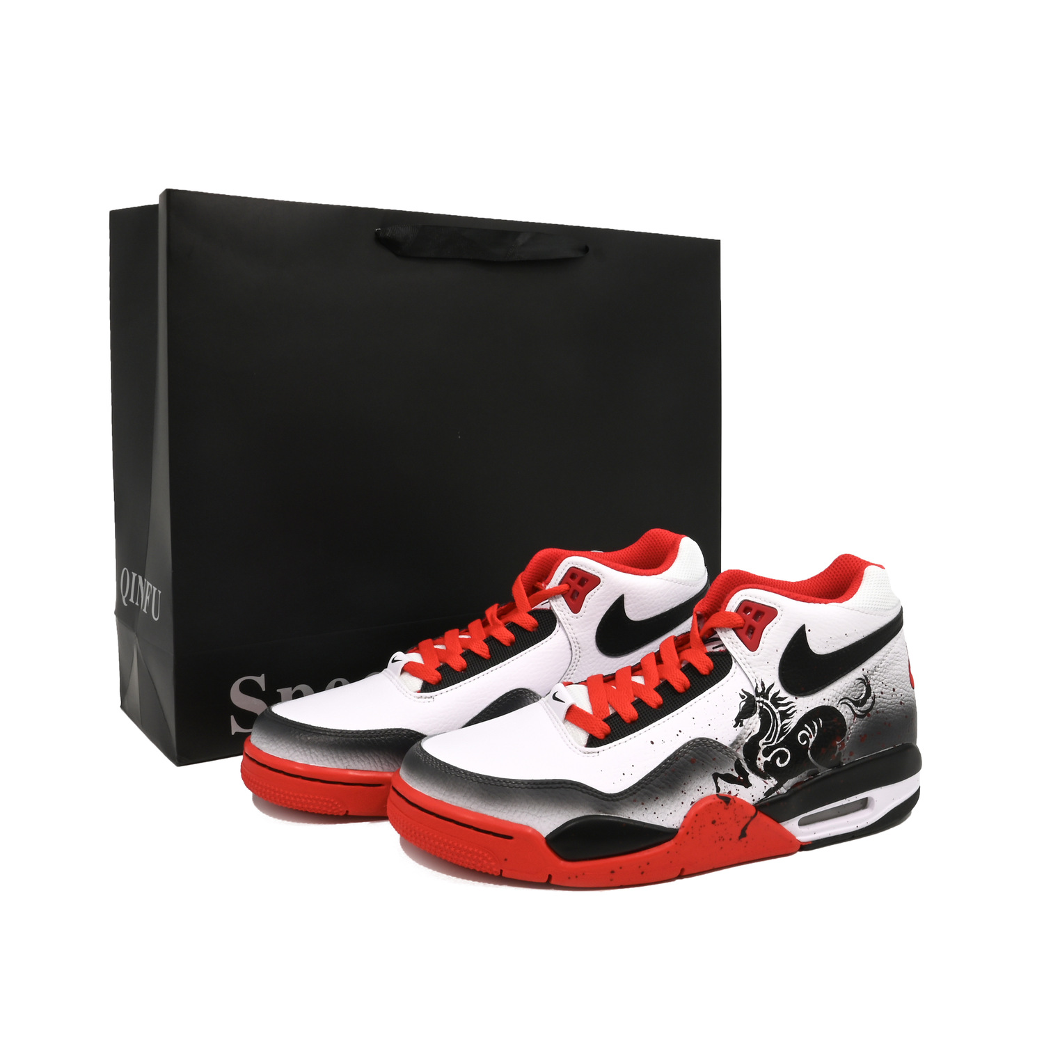 Nike Кроссовки Flight Legacy Mid Top Vintage Unisex White Red Black
Nike Кроссовки Flight Legacy Mid Top Vintage Unisex White Red Black