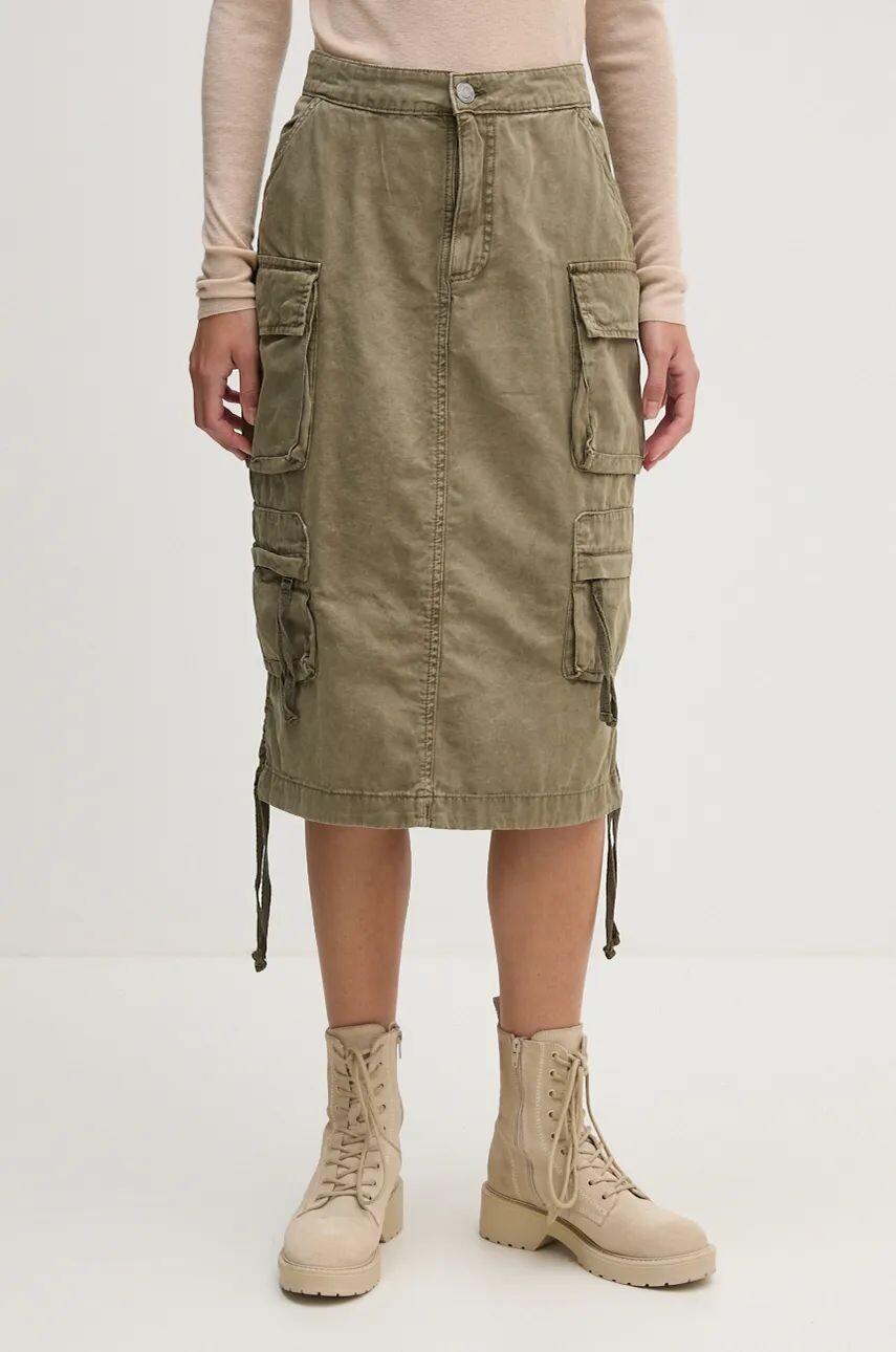 Юбка Alpha Industries из хлопка, зеленый
Юбка Alpha Industries из хлопка, зеленый