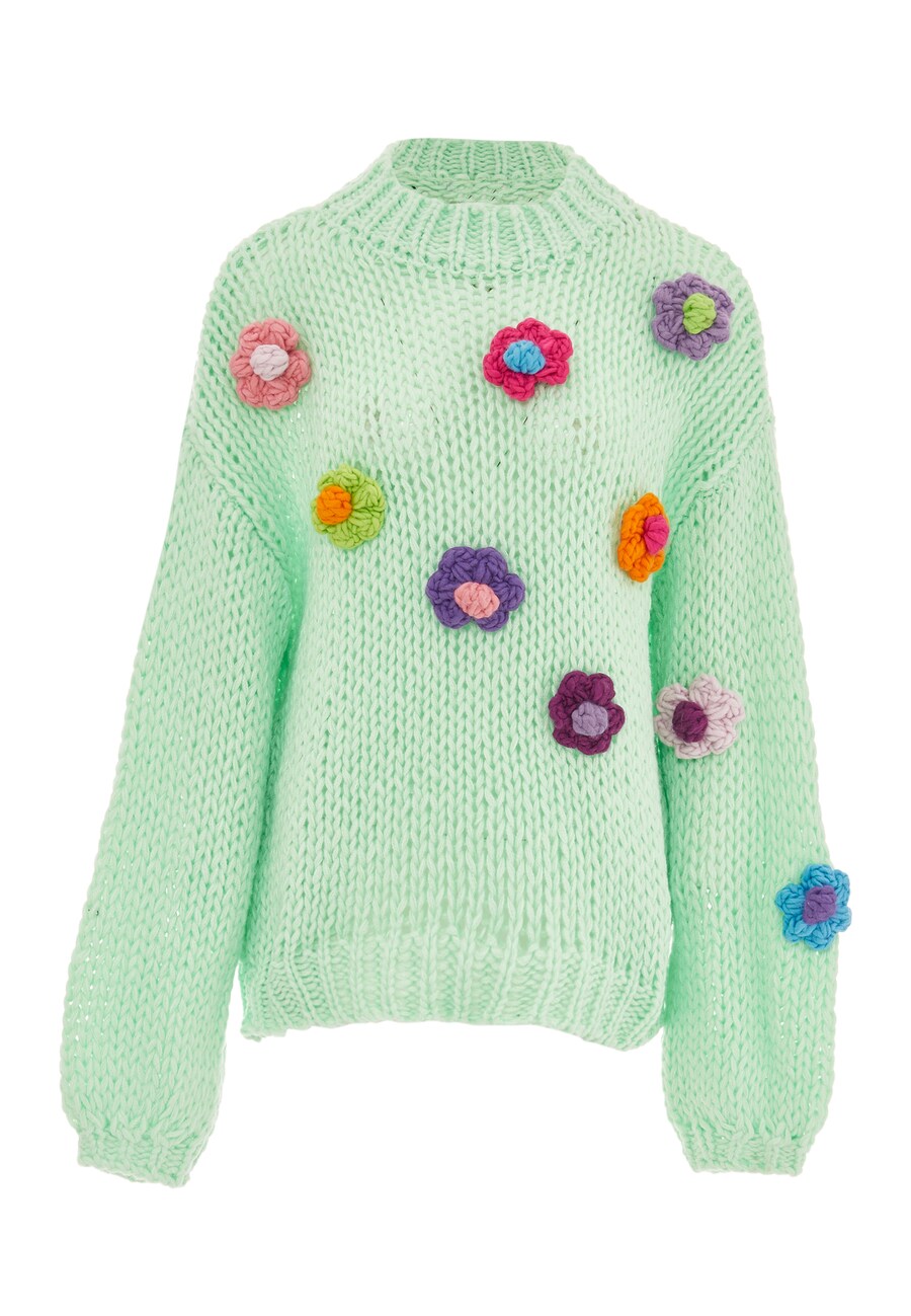 Свитер ebeeza, пастельный зеленый
Свитер ebeeza, пастельный зеленый