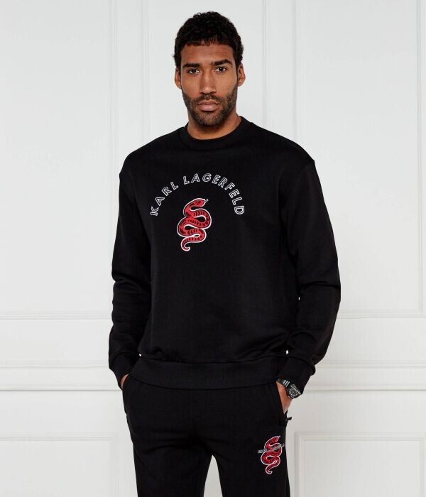 Свитшот мужской Karl Lagerfeld свободного кроя с принтом, черный
Свитшот мужской Karl Lagerfeld свободного кроя с принтом, черный