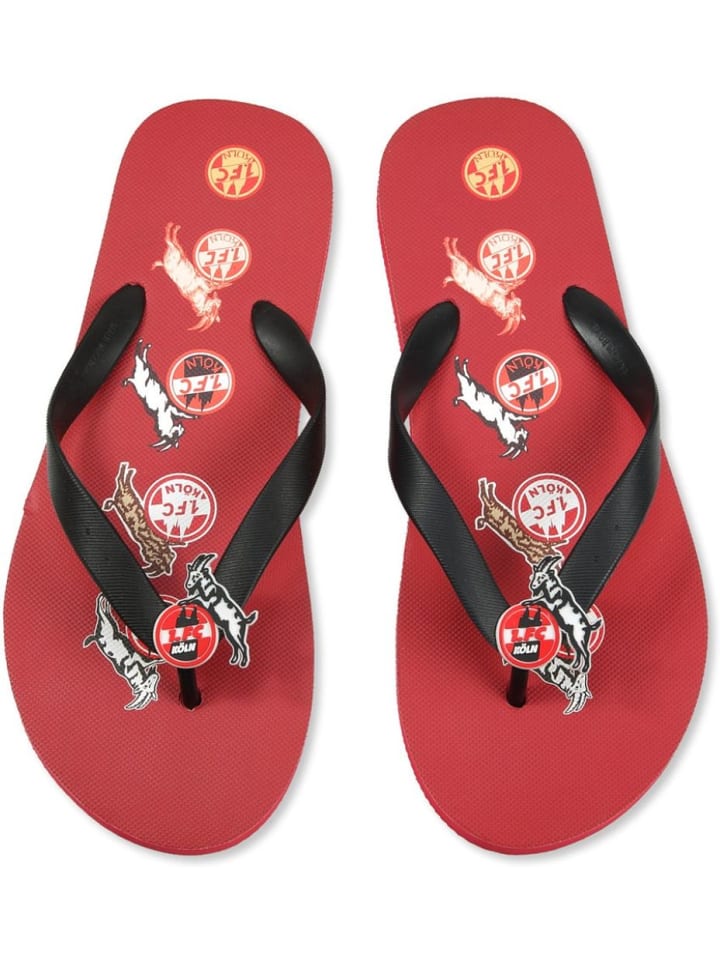 Fußballverein 1. FC Köln Купальные шлепанцы с логотипом «Flip Flops Logos» красного цвета
Fußballverein 1. FC Köln Купальные шлепанцы с логотипом «Flip Flops Logos» красного цвета