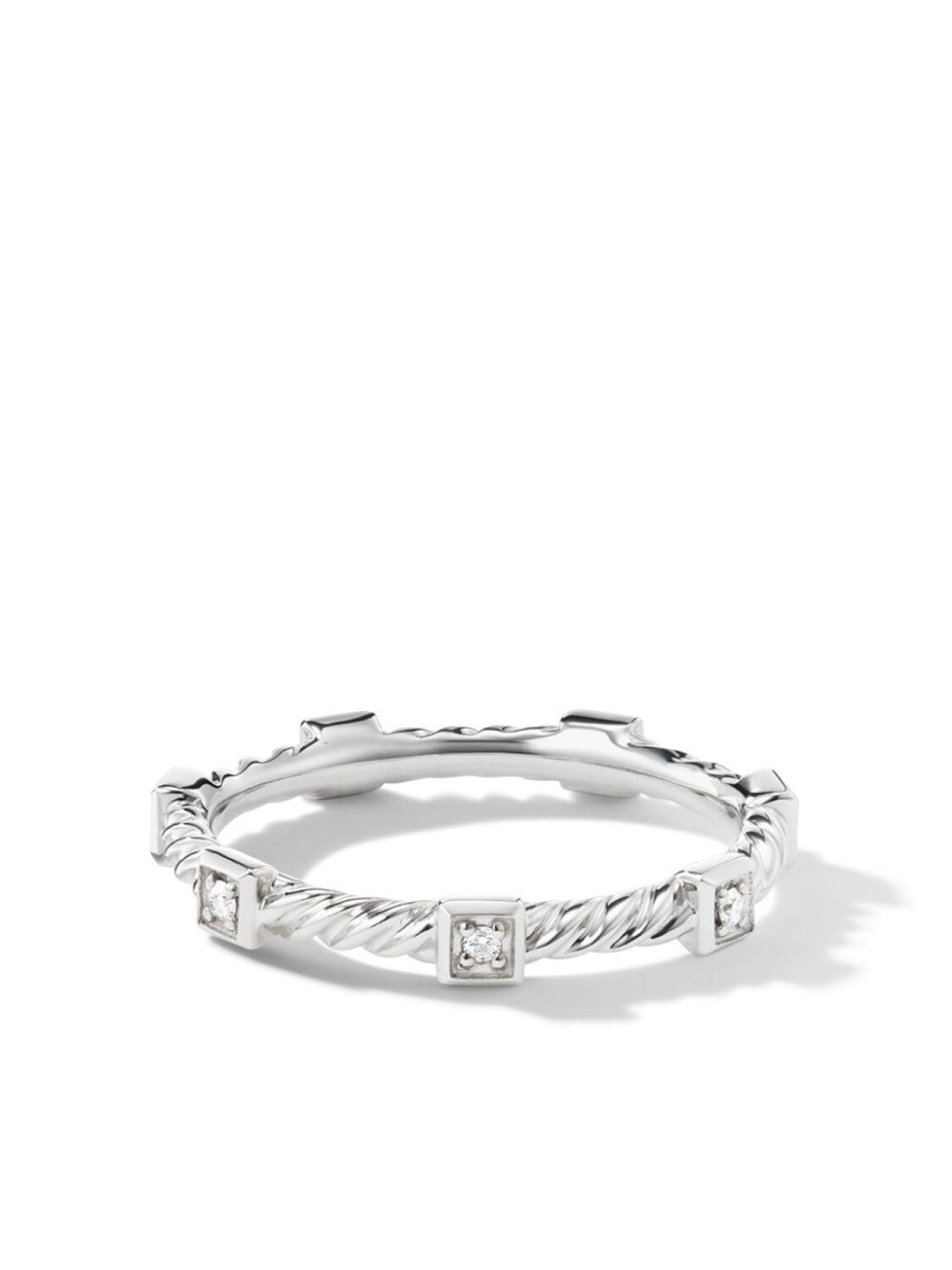 Кольцо Cable Collectibles из белого золота с бриллиантами David Yurman, серебряный
Кольцо Cable Collectibles из белого золота с бриллиантами David Yurman, серебряный