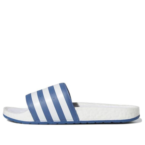 Тапочки adilette boost slides 'crew blue' Adidas, белый
Тапочки adilette boost slides 'crew blue' Adidas, белый