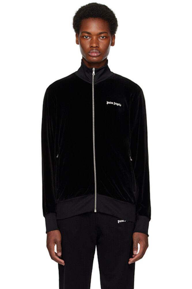 Черная спортивная куртка на молнии Palm Angels
Черная спортивная куртка на молнии Palm Angels