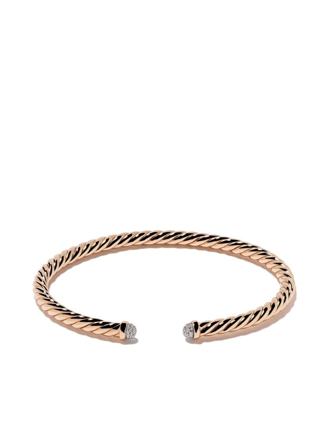 Браслет-кафф Cable Spira из розового золота с бриллиантами David Yurman, розовый
Браслет-кафф Cable Spira из розового золота с бриллиантами David Yurman, розовый