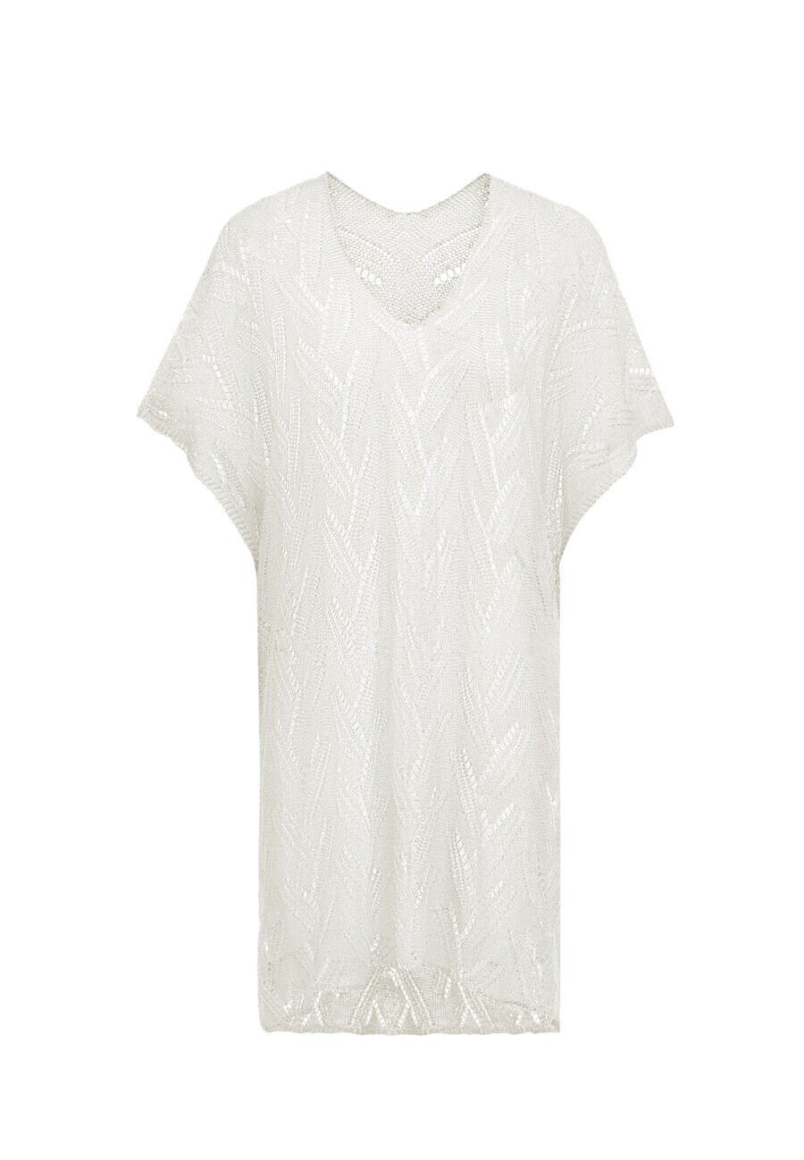 Тонкий вязаный свитер MAHISHA Sweater, белый 
Тонкий вязаный свитер MAHISHA Sweater, белый