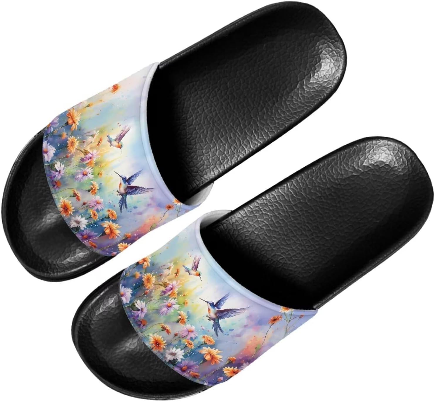 Женские шлепанцы Forchrinse Hummingbird Rose, мужские душевые тапочки, нескользящие пляжные шлепанцы, летние сандалии для дома и улицы, фиолетовый
Женские шлепанцы Forchrinse Hummingbird Rose, мужские душевые тапочки, нескользящие пляжные шлепанцы, летние сандалии для дома и улицы, фиолетовый