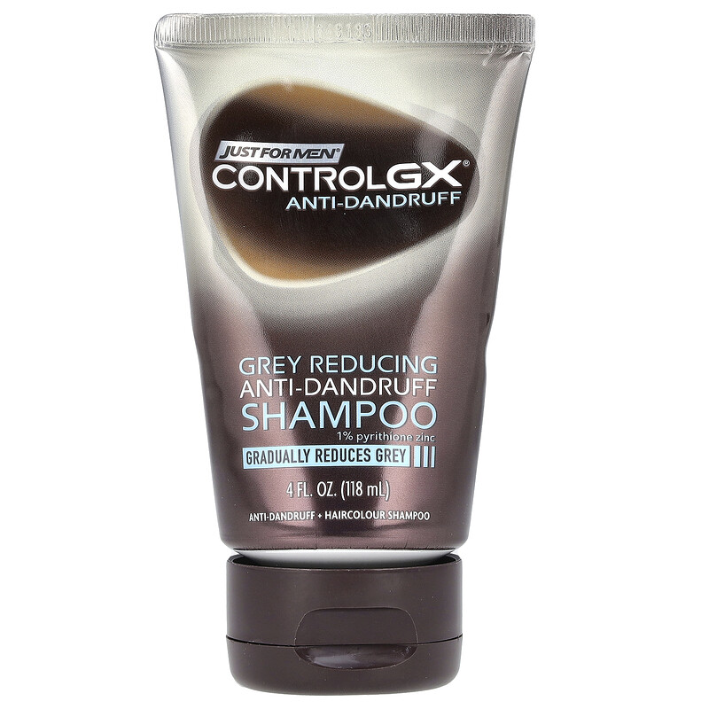 Just for Men, Control GX, шампунь против перхоти, уменьшающий количество оттенков серого, 118 мл (4 жидк. унц.)
Just for Men, Control GX, шампунь против перхоти, уменьшающий количество оттенков серого, 118 мл (4 жидк. унц.)