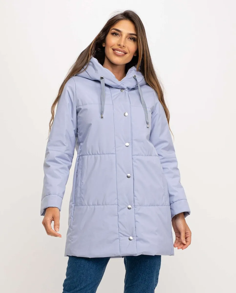 Женская парка с капюшоном и карманами Fsh, синий
Женская парка с капюшоном и карманами Fsh, синий