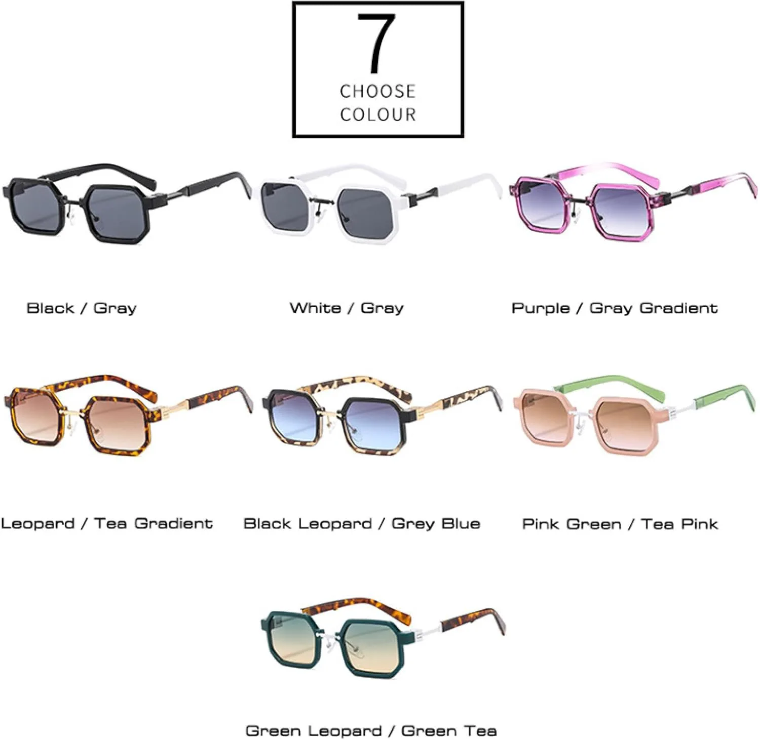 Женские солнцезащитные очки в стиле панк, двухцветные, с защитой от УФ-излучения UV400; мужские солнцезащитные очки с градиентным покрытием DSVIGF, Pink Tea Pink
Женские солнцезащитные очки в стиле панк, двухцветные, с защитой от УФ-излучения UV400; мужские солнцезащитные очки с градиентным покрытием DSVIGF, Pink Tea Pink