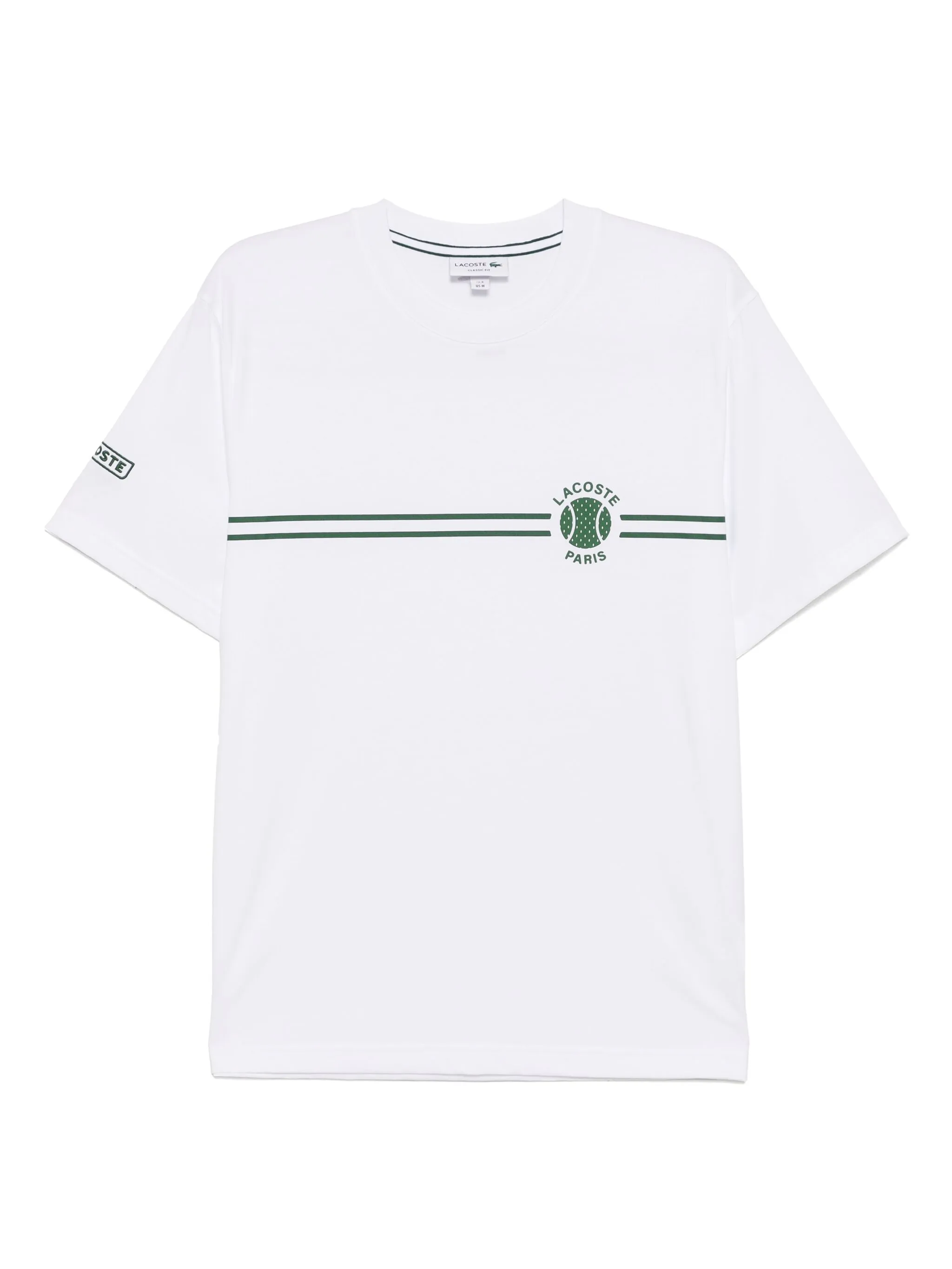 Футболка с принтом и вышивкой Lacoste, белый
Футболка с принтом и вышивкой Lacoste, белый