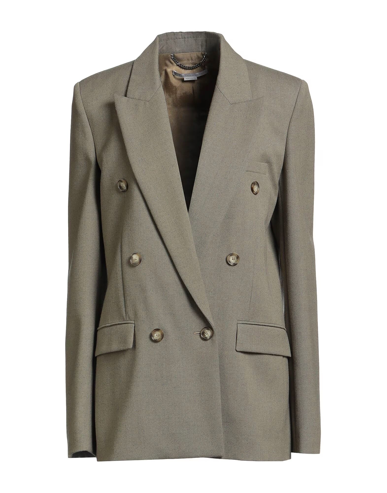 Блейзер Stella Mccartney, серо-зеленый
Блейзер Stella Mccartney, серо-зеленый