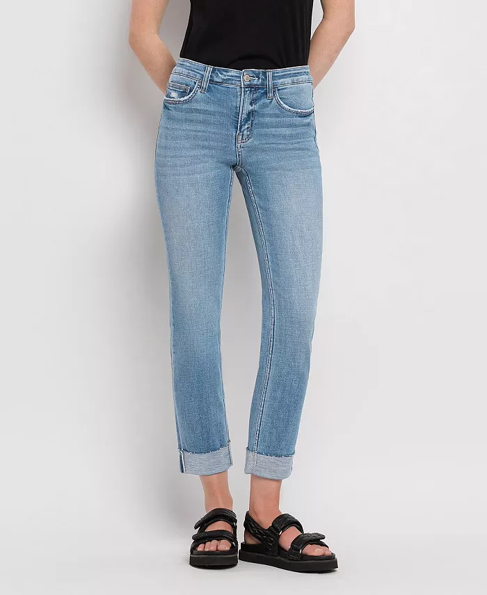 Женские узкие прямые джинсы со средней посадкой и манжетами Flying Monkey, синий
Женские узкие прямые джинсы со средней посадкой и манжетами Flying Monkey, синий