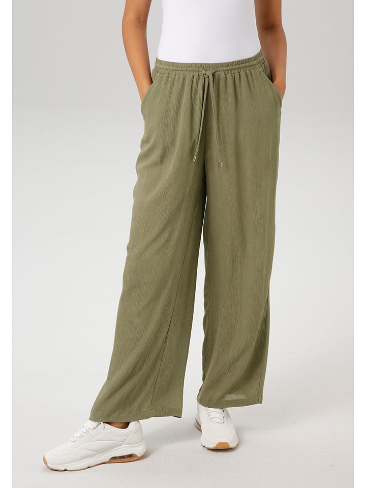 Тканевые брюки Aniston, оливковый
Тканевые брюки Aniston, оливковый