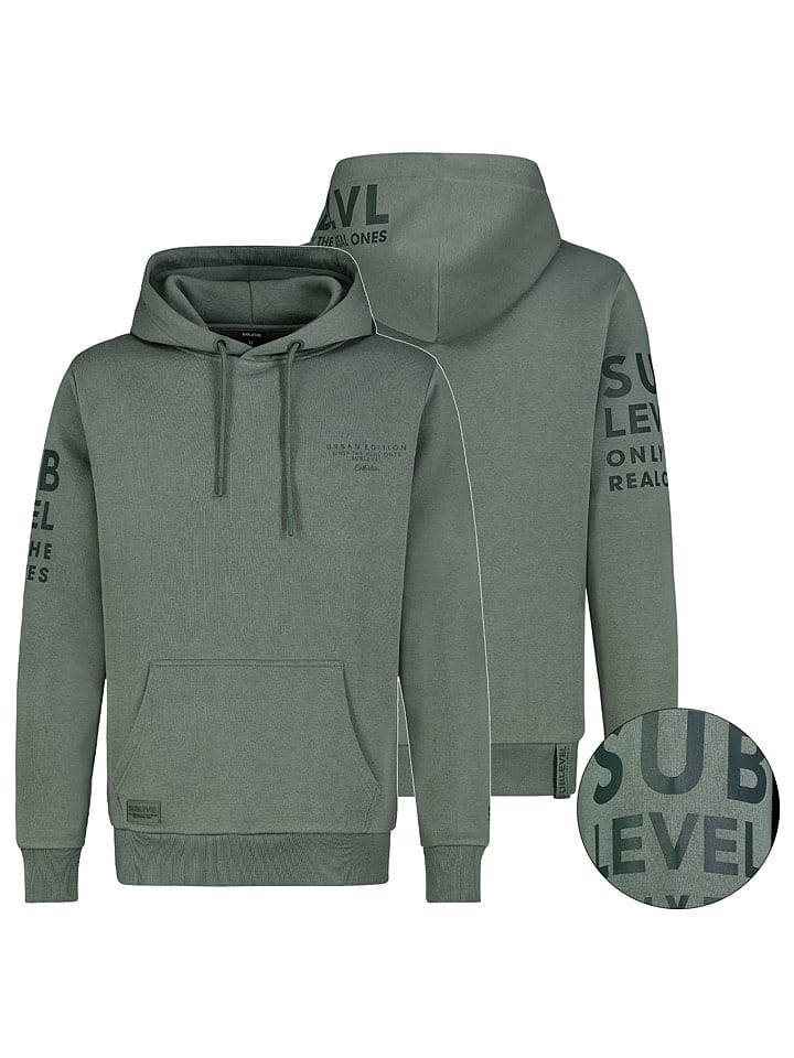 Толстовка с капюшоном Sublevel, зеленый
Толстовка с капюшоном Sublevel, зеленый