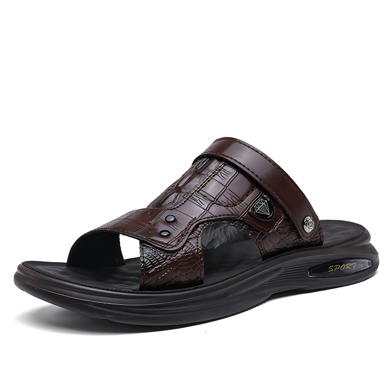 NANJIREN Мужские пляжные сандалии коричневые, цвет Brown 
NANJIREN Мужские пляжные сандалии коричневые, цвет Brown