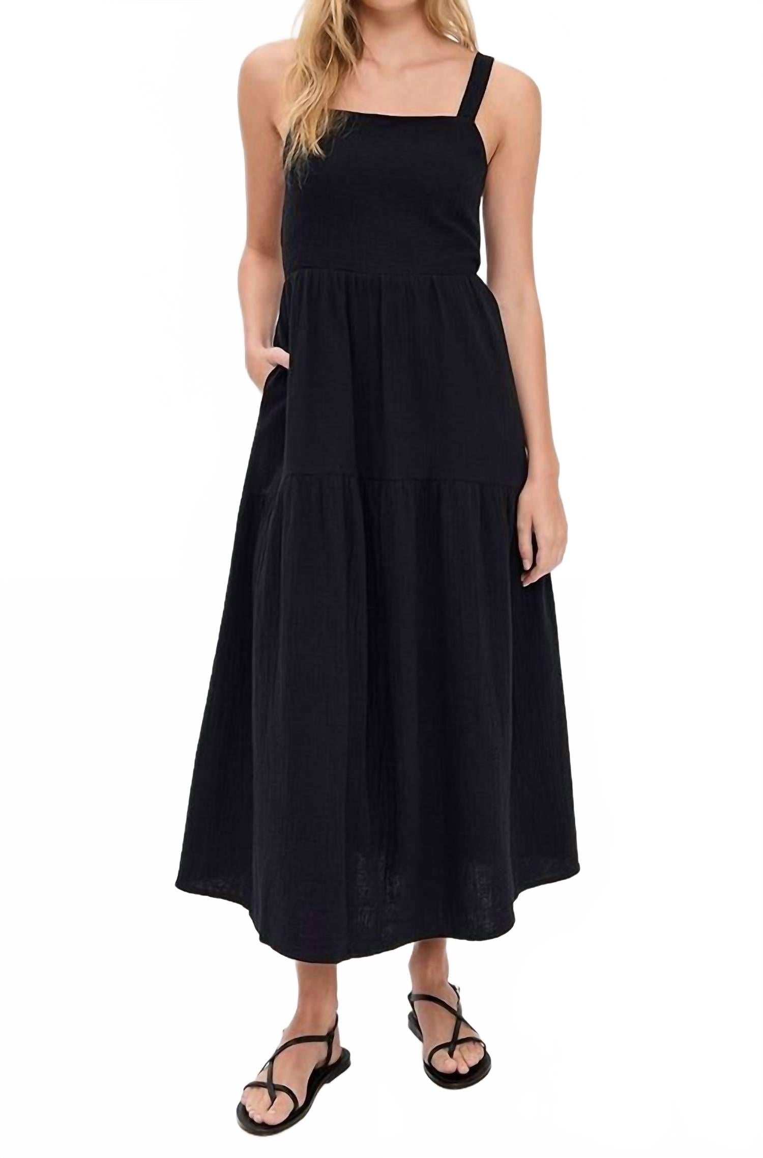 Платье макси Go To в черном цвете Favorite Daughter, черный
Платье макси Go To в черном цвете Favorite Daughter, черный