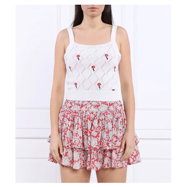 Укороченный топ Flora Pepe Jeans London, белый
Укороченный топ Flora Pepe Jeans London, белый