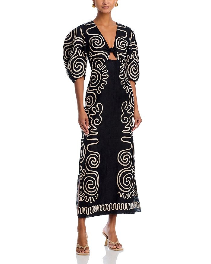 Платье Gaia из льна с вырезом Cala de la Cruz, черный
Платье Gaia из льна с вырезом Cala de la Cruz, черный