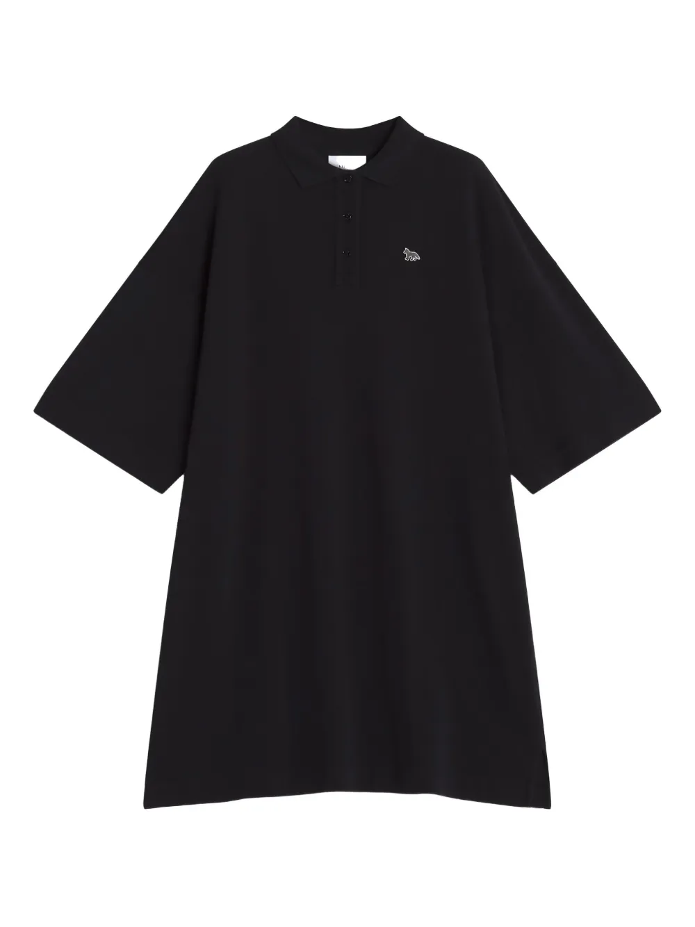 Мини-платье из хлопка с воротником-поло Maison Kitsuné, черный
Мини-платье из хлопка с воротником-поло Maison Kitsuné, черный