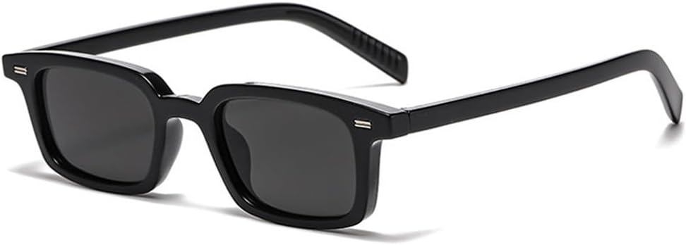 Модные маленькие прямоугольные солнцезащитные очки для женщин, конфетные оттенки, защита от УФ-излучения UV400, ретро-заклепки, мужские панк-солнцезащитные очки TKKTLLT, Black Grey
Модные маленькие прямоугольные солнцезащитные очки для женщин, конфетные оттенки, защита от УФ-излучения UV400, ретро-заклепки, мужские панк-солнцезащитные очки TKKTLLT, Black Grey