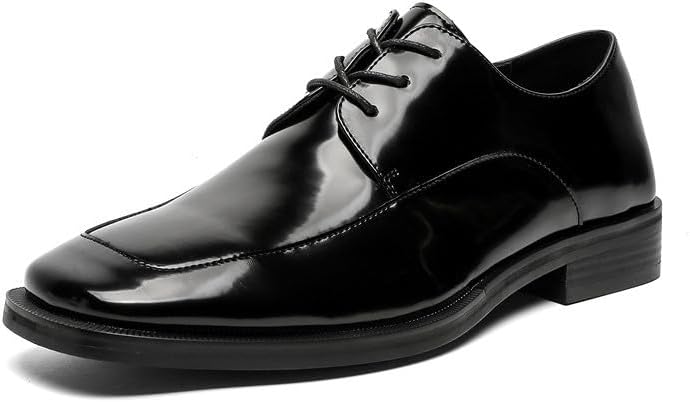 Мужские черные туфли Santimon - комфортные кожаные оксфорды на шнуровке, легкие туфли для работы, свадеб и повседневной носки
Мужские черные туфли Santimon - комфортные кожаные оксфорды на шнуровке, легкие туфли для работы, свадеб и повседневной носки