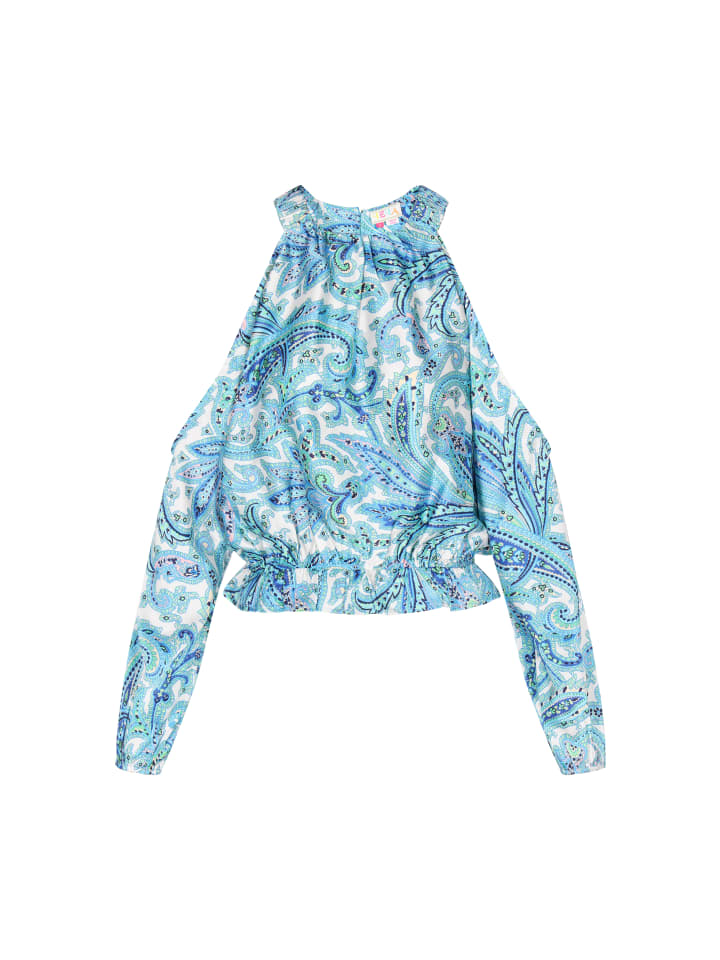 Блузка IZIA, цвет blue multicolor 
Блузка IZIA, цвет blue multicolor