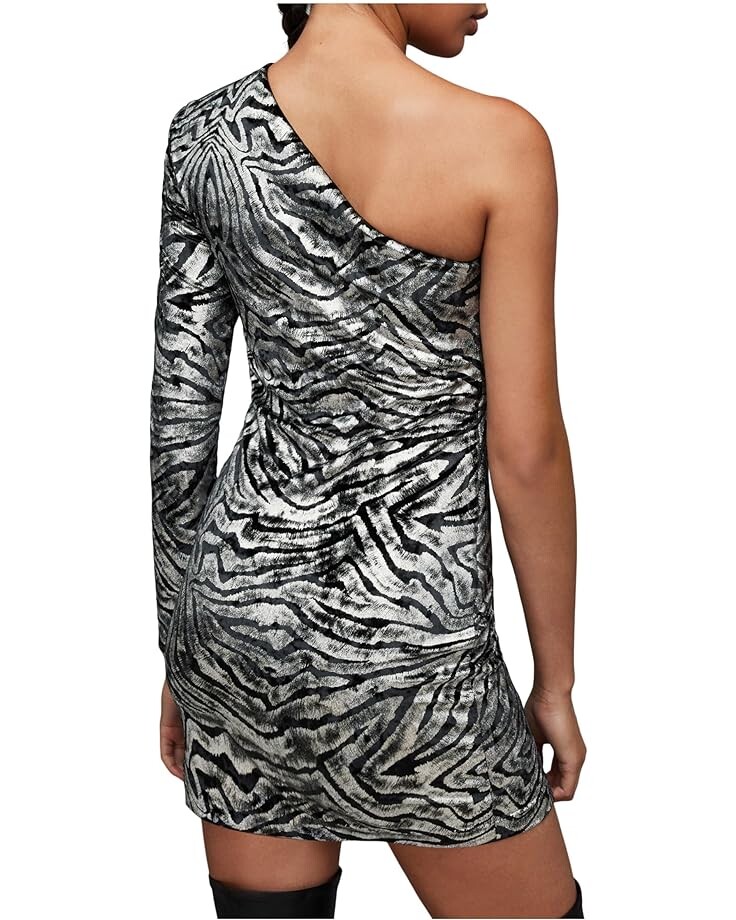 Платье AllSaints Deri Zebra Dress, черный/серебряный
Платье AllSaints Deri Zebra Dress, черный/серебряный